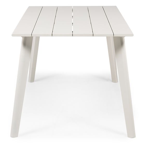 Garden Table Piretto 180 cm, Aluminum, White