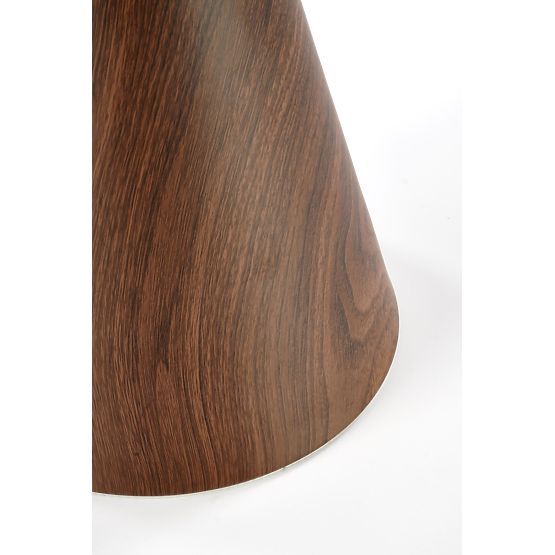 GENESIS_S conference table white marble / walnut / gold