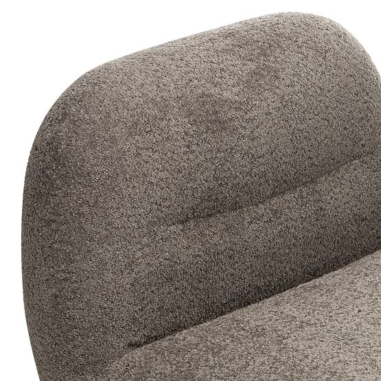 Giorgia Relaxation Chair with Swivel Base, Brown-Grey