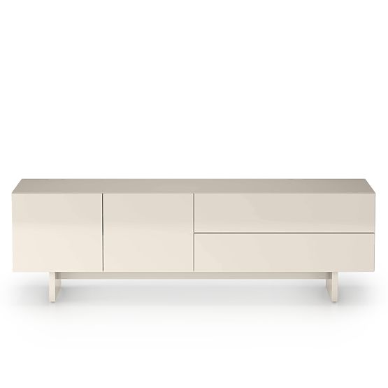 Glim TV Cabinet, Cashmere, Glossy