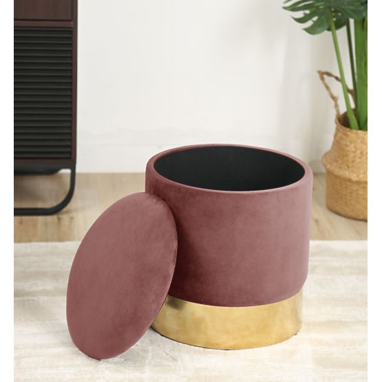 GOLDEN POWDER PINK POUF