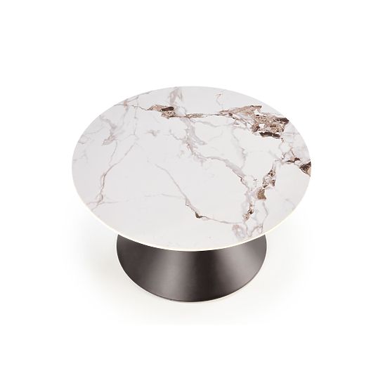 GORETTI Coffee Table White Marble / Black (2p=1pc)