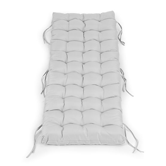 Grey Garden Lounger Cushion 145 x 52 cm ModernHome