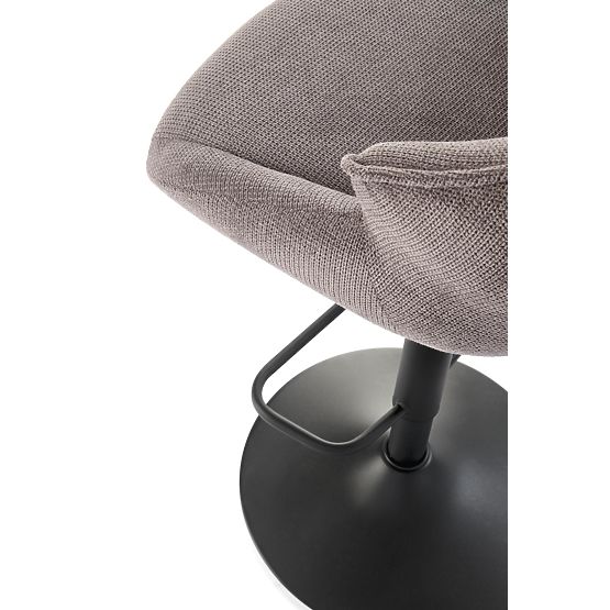 H122 bar stool legs - black, seat - gray (1p=2pcs)