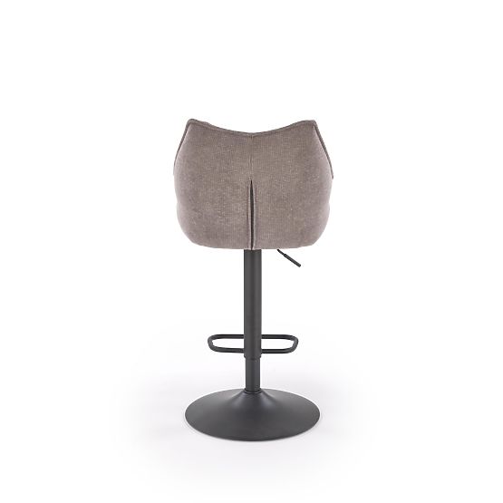 H122 bar stool legs - black, seat - gray (1p=2pcs)