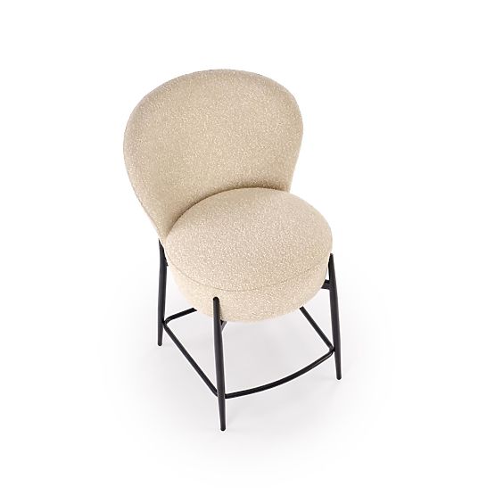 H126 Beige Bar Stool (1p=2 pcs)
