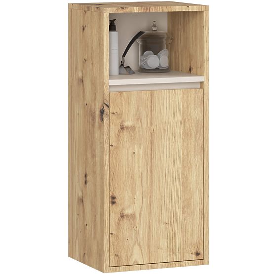 HANGING BATHROOM CABINET VAMI W35 1D 1W OAK ARTISAN / CASHMERE