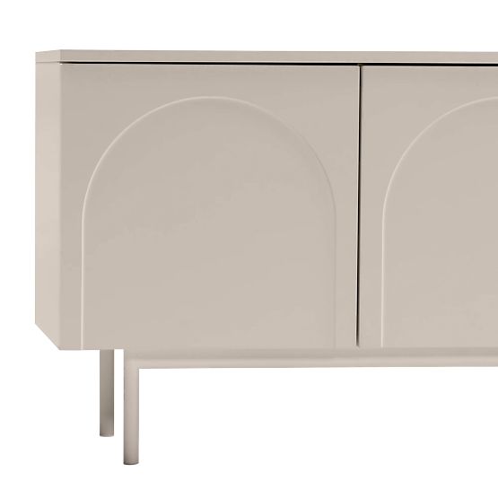 Helene Four-Door TV Cabinet, Cashmere