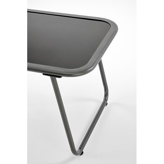 HUDSON, garden set (sofa, 2x armchair, table), gray / brown (1p=1set)