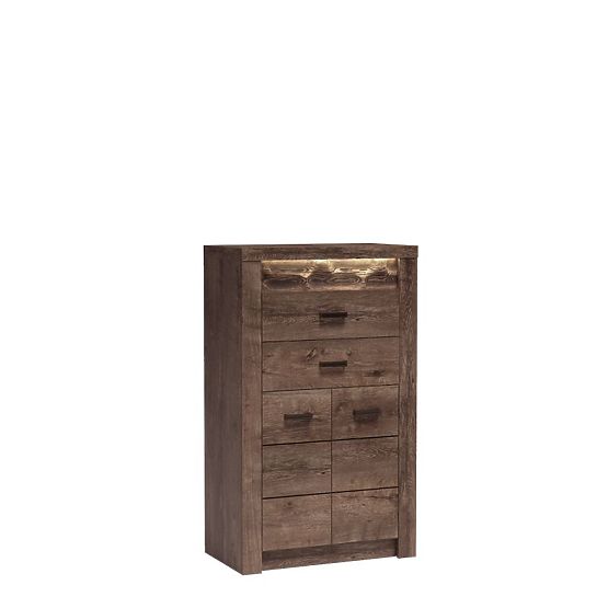 INDIANAPOLIS Chest of Drawers I6 Dark Ash