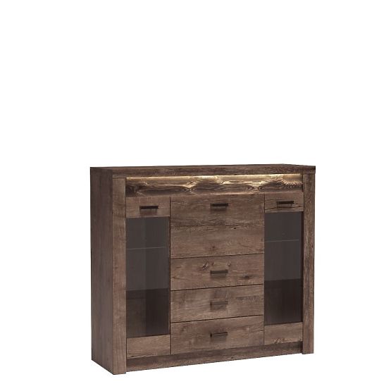 INDIANAPOLIS Display Cabinet I8 Dark Ash