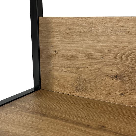 INDUSTRIAL SHELF 700 BLACK/OAK ARTISAN