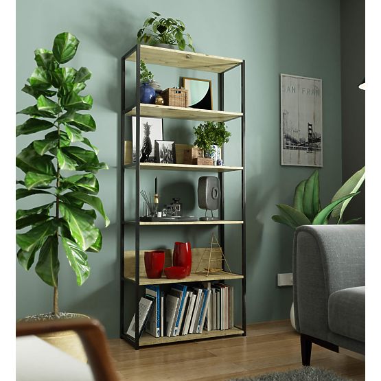 INDUSTRIAL SHELF 800 BLACK/ARTISAN OAK