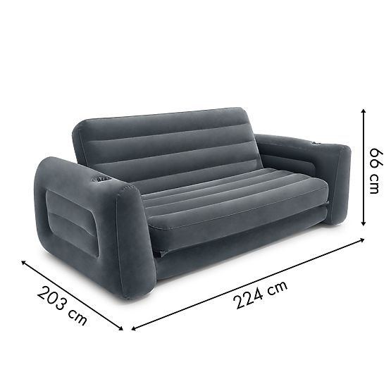 Inflatable Convertible Sofa Bed Mattress 2-in-1 INTEX 66552