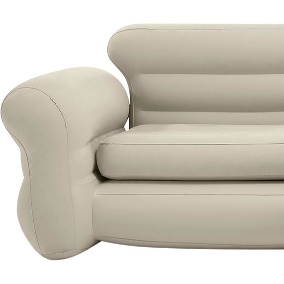 Inflatable Corner Sofa Four-Seater 257x203x76 cm Beige INTEX 68575