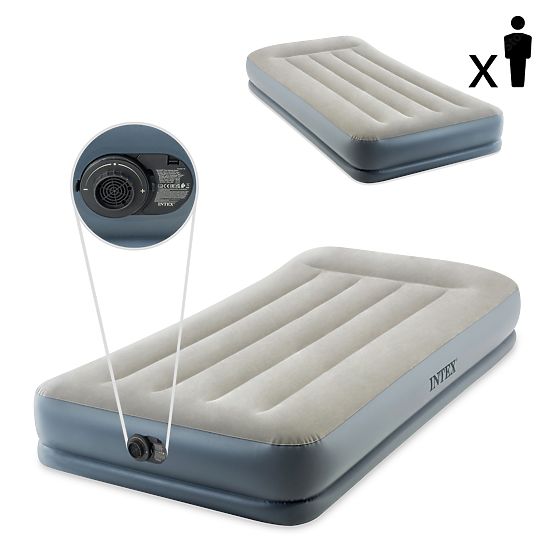 Inflatable Mattress 191x99 cm with Pump for One Person INTEX 64116ND
