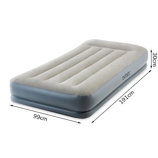 Inflatable Mattress 191x99 cm with Pump for One Person INTEX 64116ND