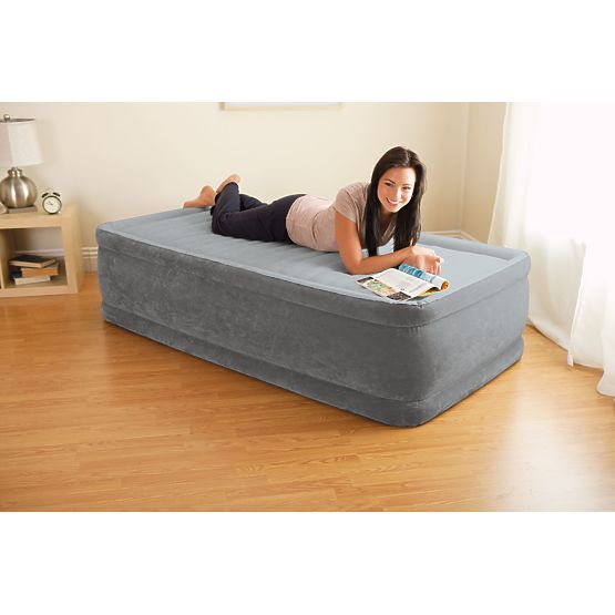 Inflatable Mattress 191x99 cm with Pump Single INTEX DELUXE 64412ND
