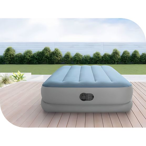 Inflatable Mattress for One Person 191x99x36 cm with Built-in Electric USB Pump Bed INTEX 641