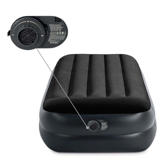 Inflatable Mattress for One Person 191x99x42 cm with Built-in Electric Pump Bed INTEX 64122