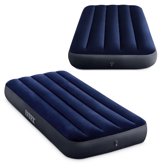 Inflatable Velour Air Mattress Bed for Sleeping INTEX 64756