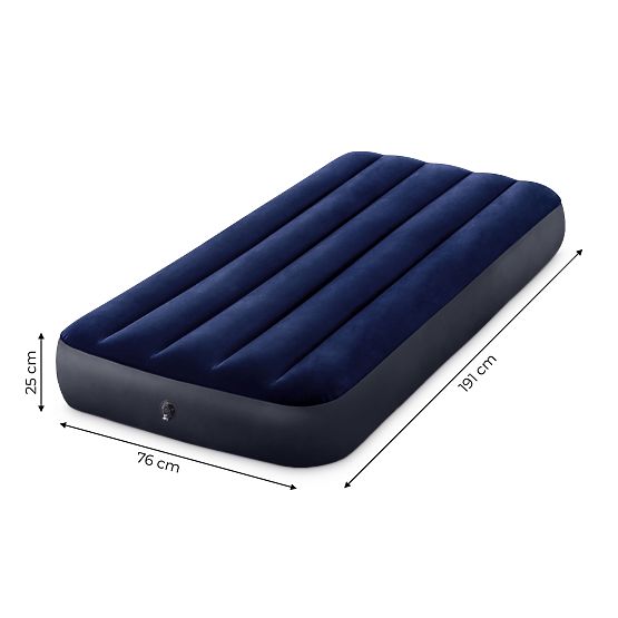 Inflatable Velour Air Mattress Bed for Sleeping INTEX 64756