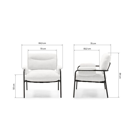 Inverno Ecru Relaxation Chair