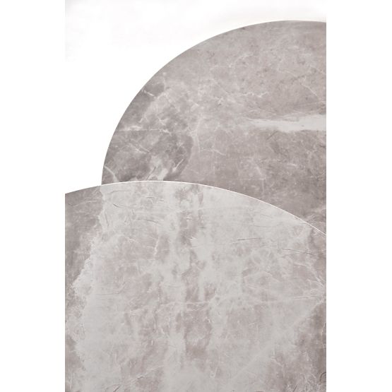 ITAKA Set of 2 Benches, Ash Marble / Graphite (1p=1pc)