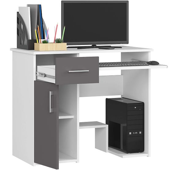 JAY PK WHITE / GRAY DESK
