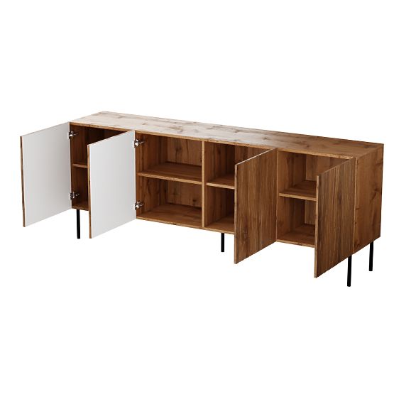 JUNGLE DRESSER 190 Wotan Oak Matte/Black Matte