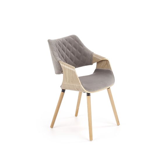 K396 Chair Light Oak / Gray (1p=1pc)