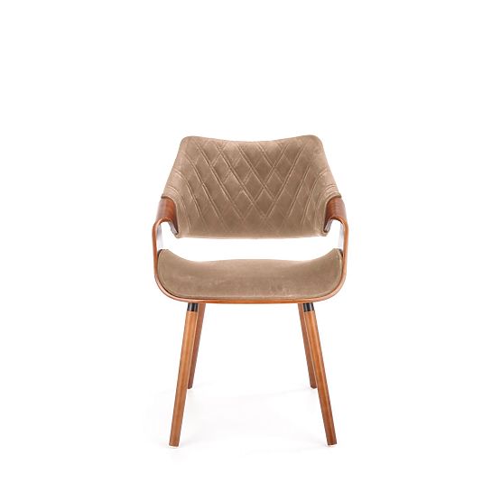 K396 Chair Walnut/Beige (1p=1pc)