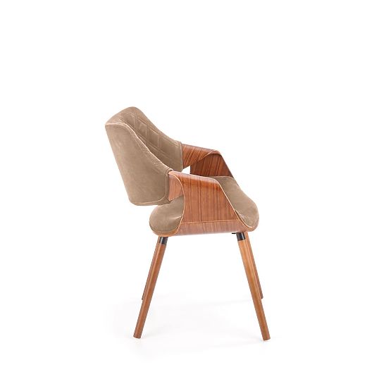 K396 Chair Walnut/Beige (1p=1pc)