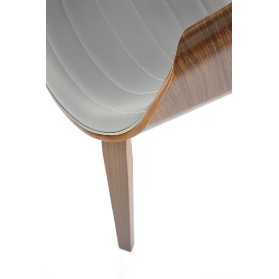 K544 Chair Grey / Walnut (1p=1pc)