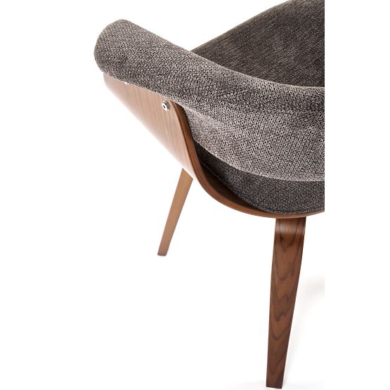 K545 Chair Gray / Walnut (1p=1pc)