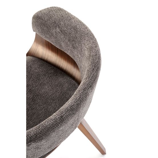 K545 Chair Gray / Walnut (1p=1pc)