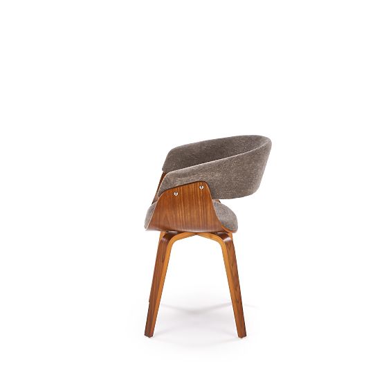 K545 Chair Gray / Walnut (1p=1pc)