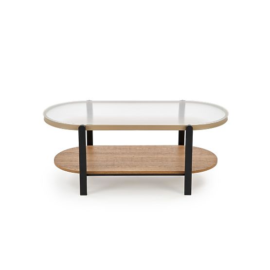KAMALA coffee table, natural / black (1p=1pc)