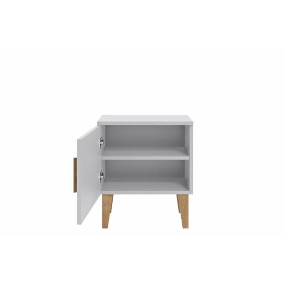 KUBI bedside table - white