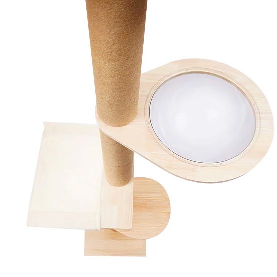 Large Cat Scratching Post Beige 255-265cm P70503