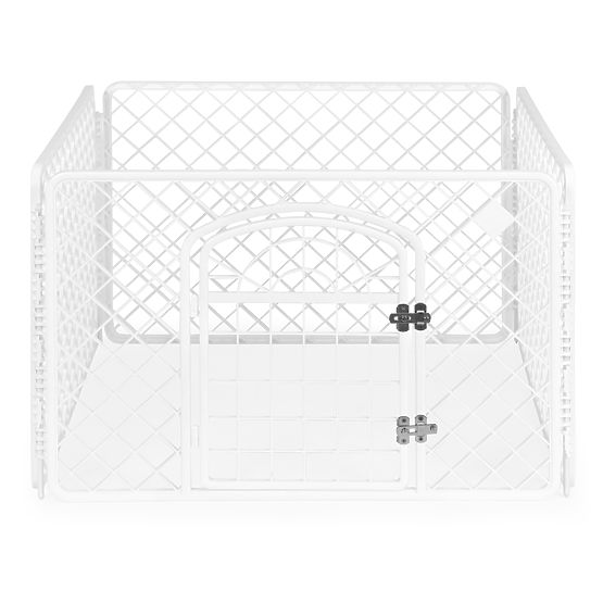 Large Enclosure Kennel Cage Run for Dog Cat White