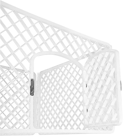 Large Enclosure Kennel Cage Run for Dog Cat White