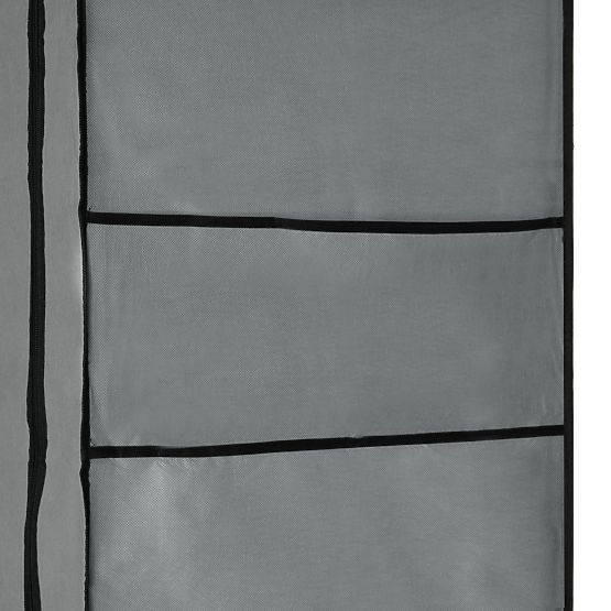 Large Textile Wardrobe with Shelves for Clothes and Shoes