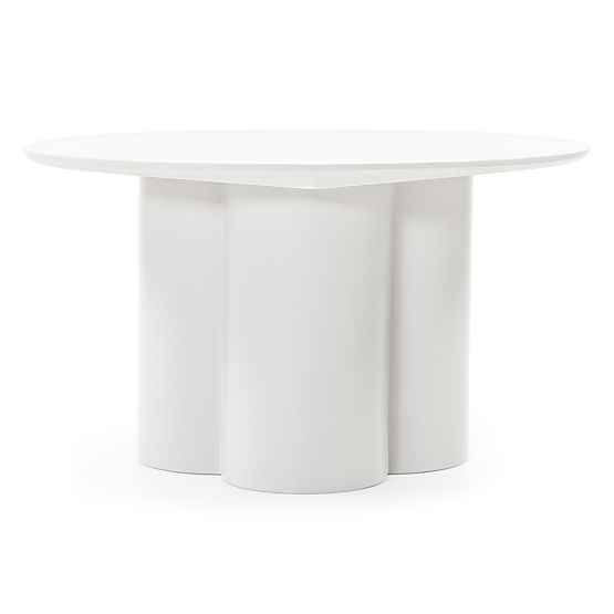 Lazaro Coffee Table 80 cm, Round, Gray-Beige