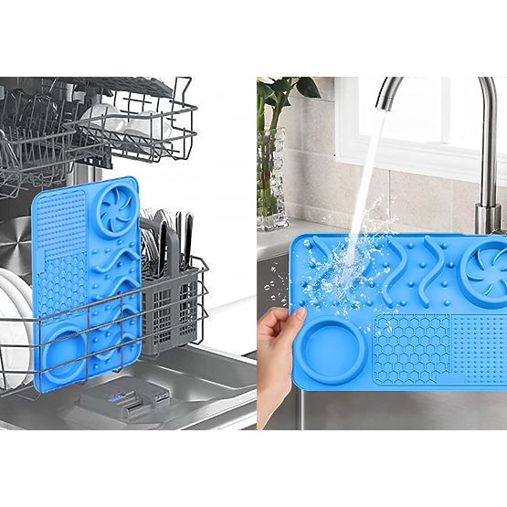 LICK MAT SLOW FEEDING BLUE