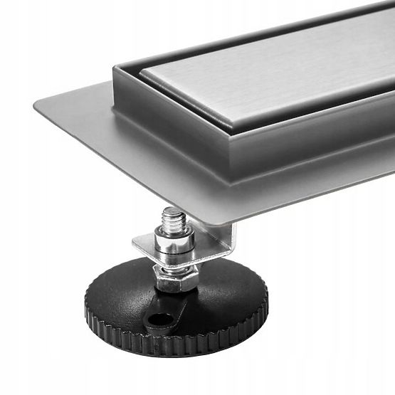 Linear Drain REA NEOX PRO Brushed Steel 50