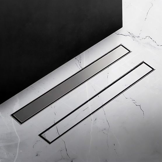Linear Drain REA NEOX PRO Brushed Steel 60