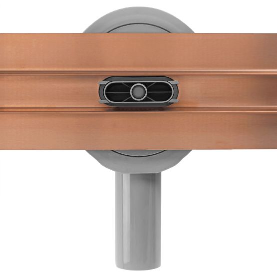 Linear Drain REA NEOX SLIM PRO Brushed Copper 100