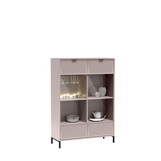 LINKaSTYLE Display Cabinet LS8 Cashmere
