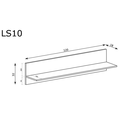 LINKaSTYLE Shelf LS10 Cashmere